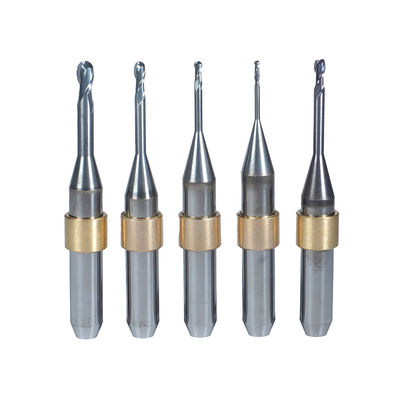 Aluminum Alloy Dental Milling Burs High Temperature Oxidation Resistance Coating Lab Burs