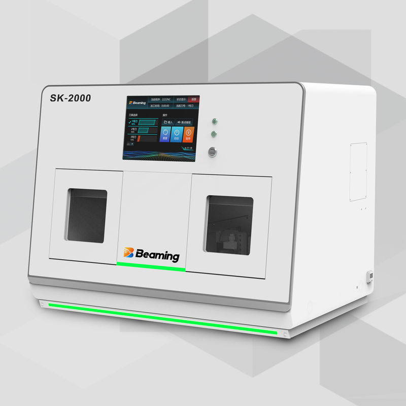 SK-2000 The 5-Axis Dental Milling Machine for Zirconia Ceramics and More Dual-Processing Capability