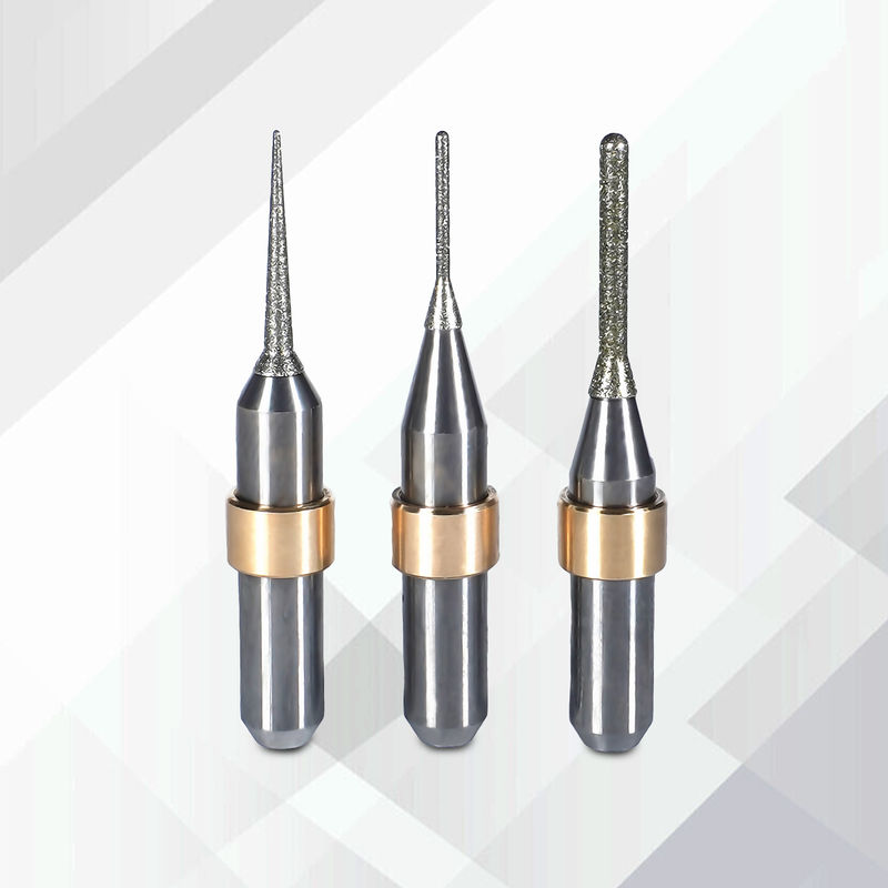 ZLS 0.6mm Dental Milling Burs Dental Milling Machine For Streamlining Ceramic Production