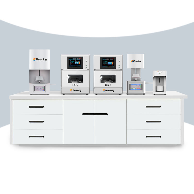 CAD CAM  Dental Solution 5 Axis Milling Dual Furnace Sintering Smart
