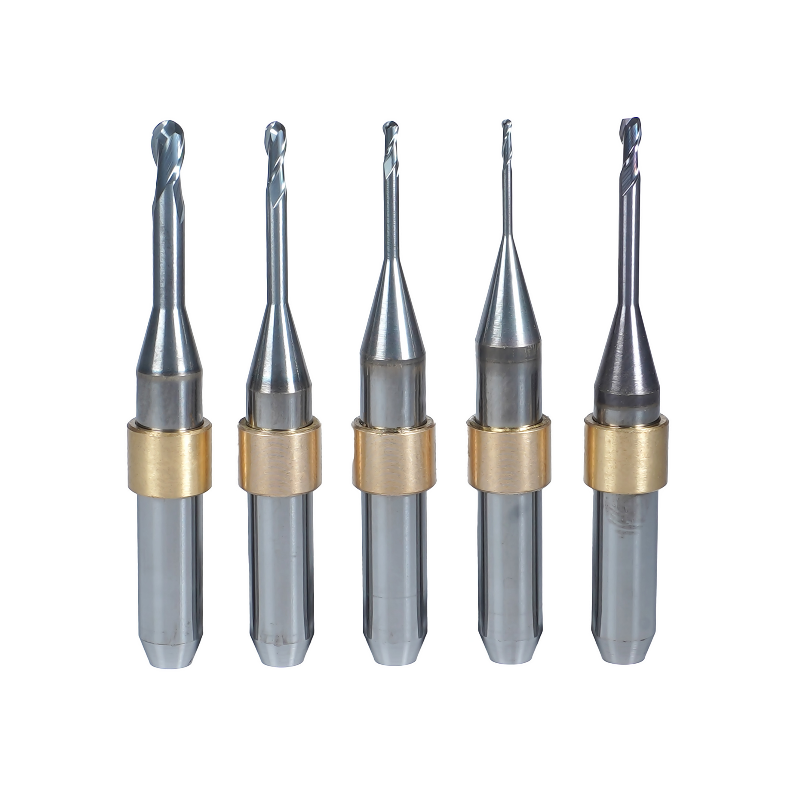 Aluminum Alloy Dental Milling Burs High Temperature Oxidation Resistance Coating Lab Burs