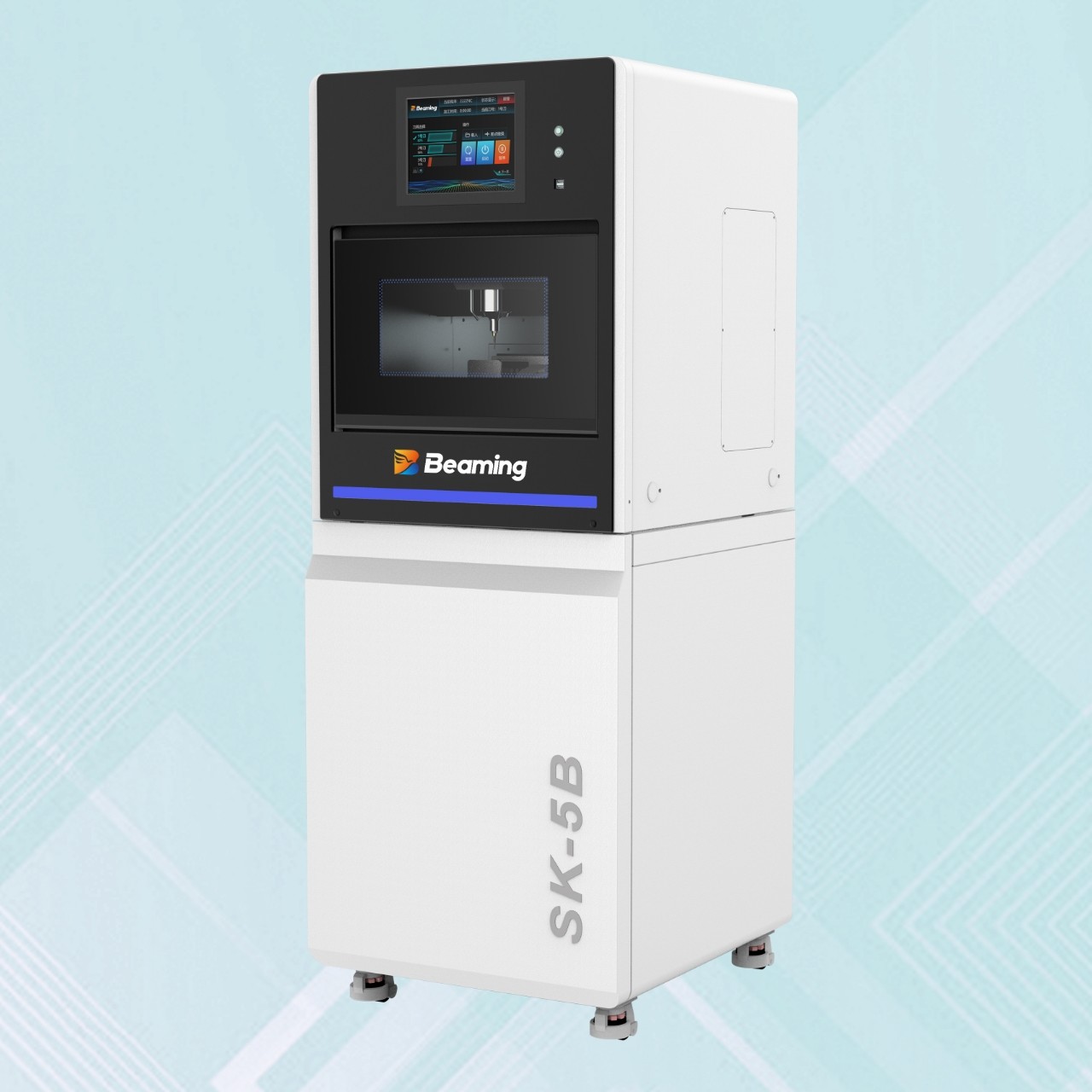 SK-5B Dental Mill 5 Axis 4500W 24 Burs 0.02mm Accuracy Abutment Ceramic ...