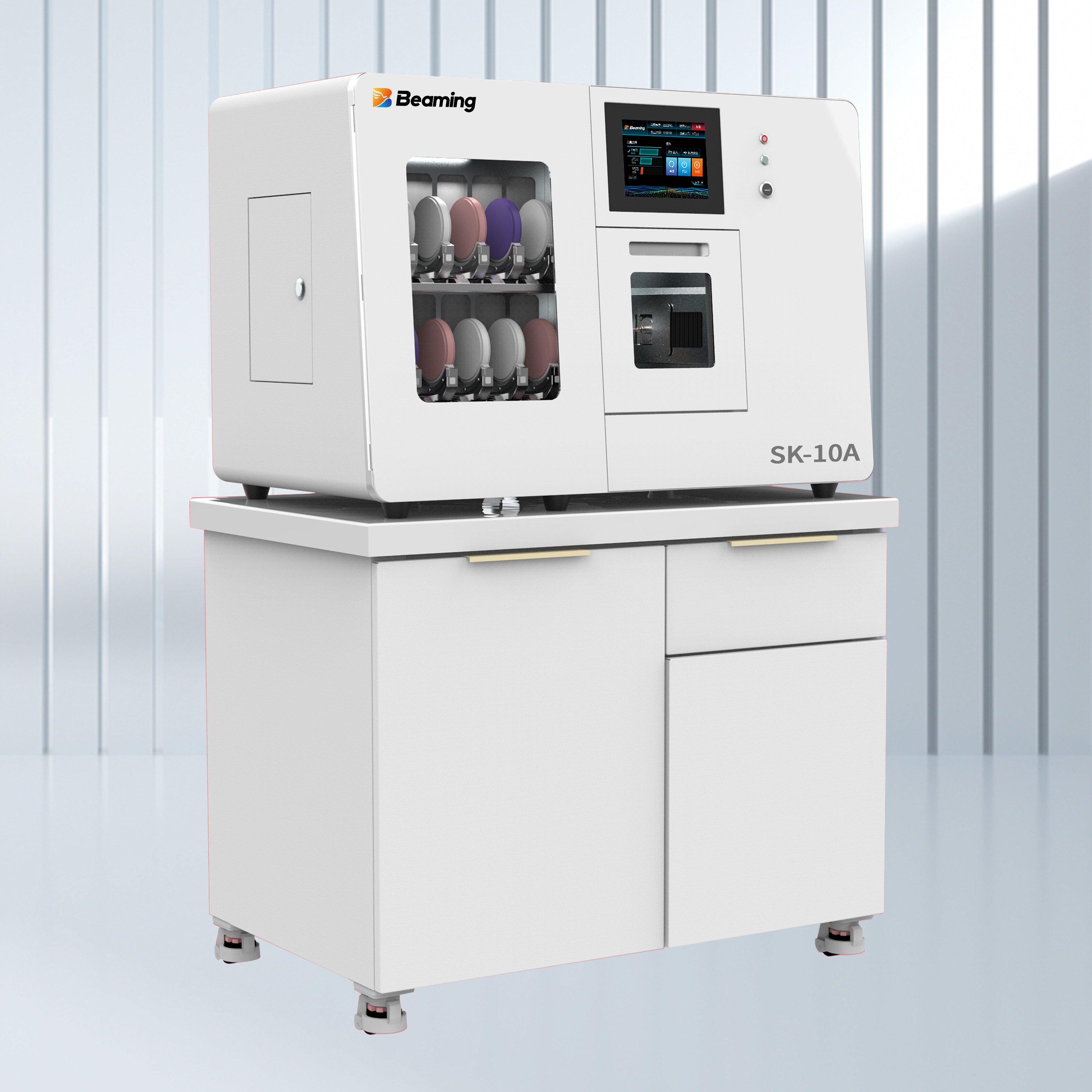 Precision Engineering Dental Milling Machine 5 Burs Robotic Handling Dental Mill robotic material handling